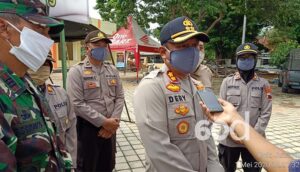 Kapolres Cilacap Pantau Pos OKC 2020 dan Pos Penjaringan Covid-19
