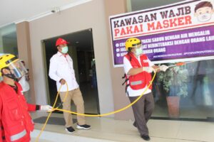 Indra Yasin Launching Penyemprotan Disinfegtan