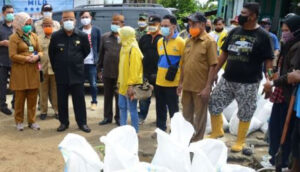 1000 Karung Pasir Disiapkan untuk Tanggul Darurat di Kelurahan Bugis