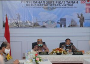 Gubernur Gorontalo Minta Pekerjaan yang Ditangani BPN Segera Terselesaikan