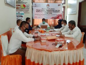 Rapat Pleno KPU Pohuwato Pentapan