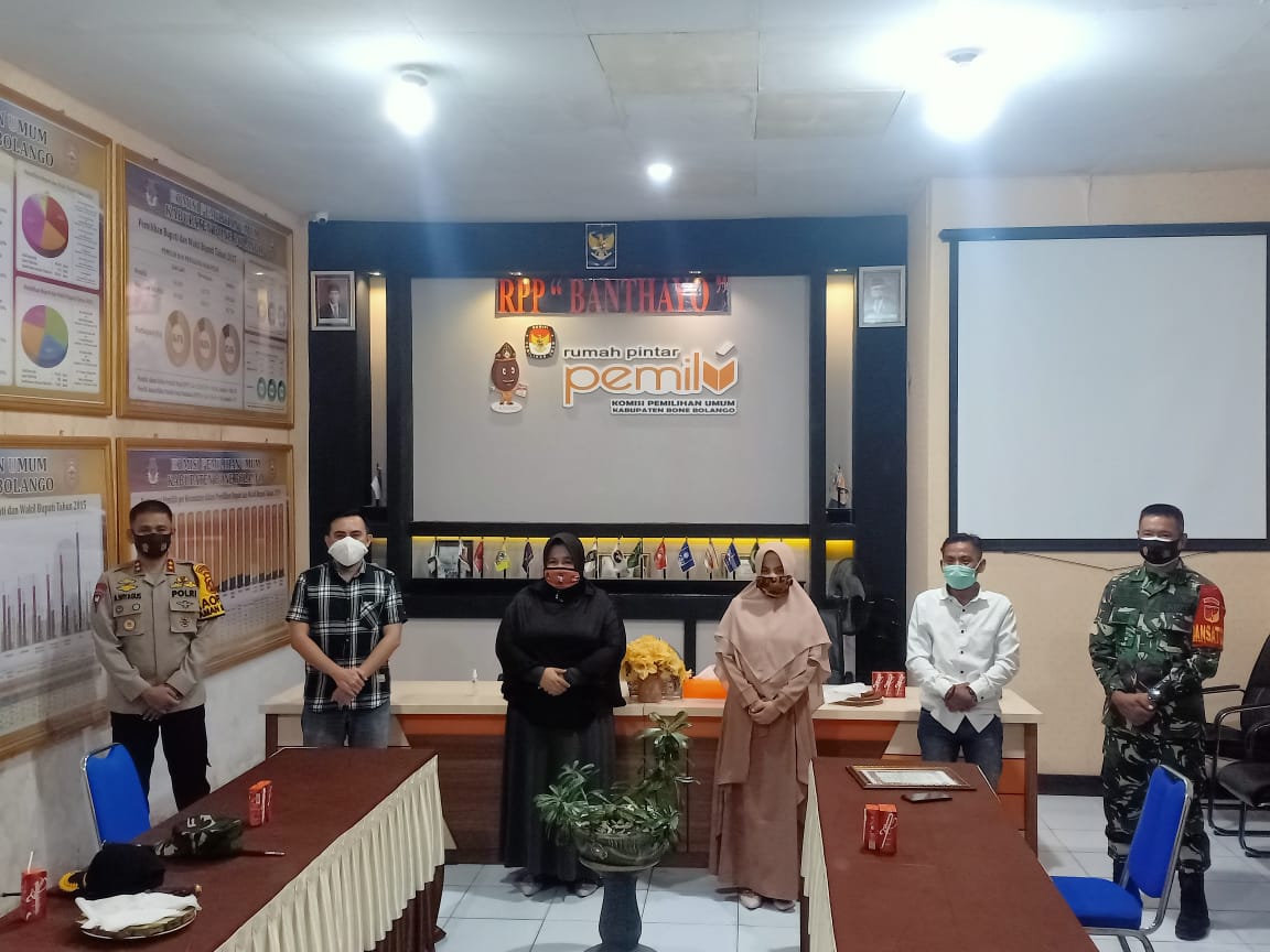 KPU Bone Bolango, Kapolda Gorontalo, Danrem 133