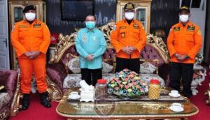 Wagub Gorontalo Terima Kunjungan Silaturahmi Kepala Basarnas Gorontalo