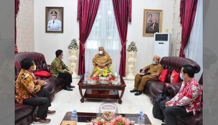 Kepala L2DIKTI Wilayah XVI Silaturahmi ke Gubernur Gorontalo