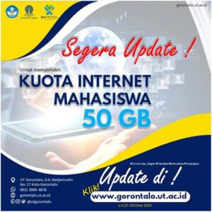 Mahasiswa UT Gorontalo diimbau memperbarui data pribadi