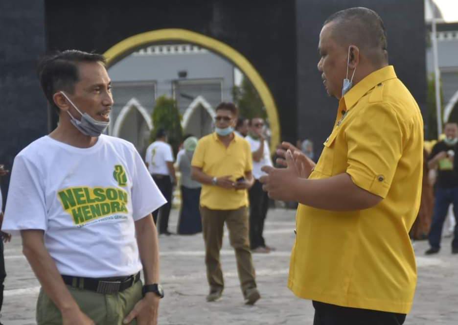 Pasangan Calon Bupati dan Wakil Bupati Gorontalo, Nelson Pomalingo dan Hendra S. Hemeto