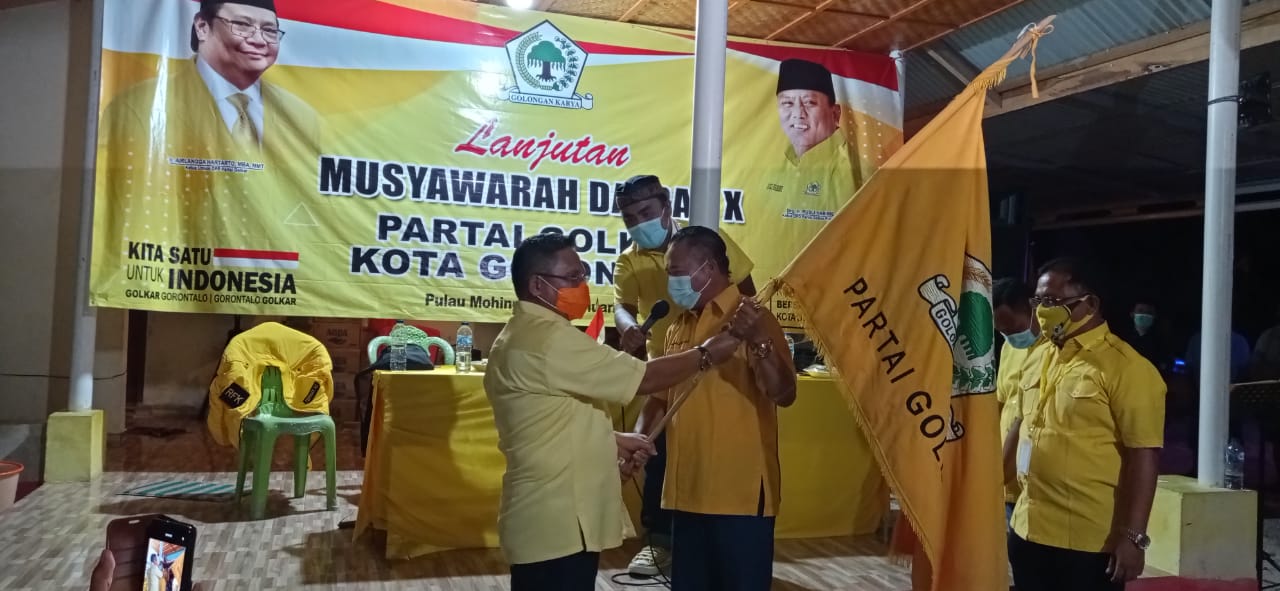 Marten Taha Ketua DPD II Golkar Kota Gorontalo