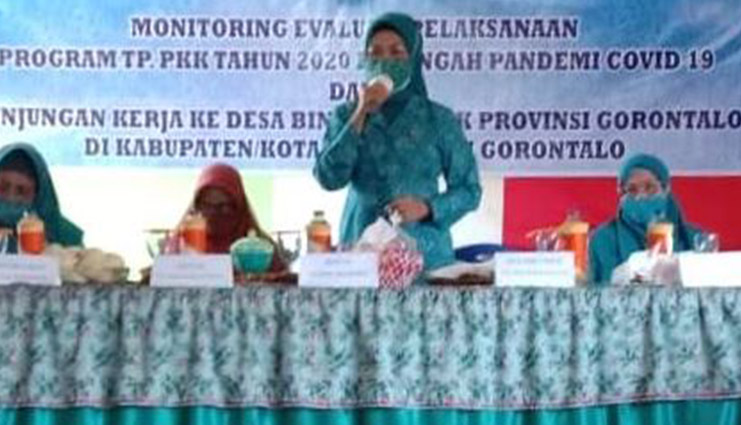 Tim Penggerak PKK Provinsi Gorontalo Lakukan Monitoring dan Evaluasi Program