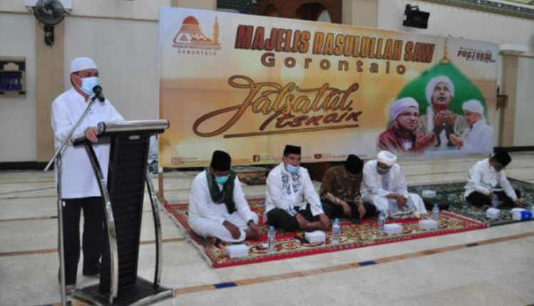 Wakil Gubernur Gorontalo Hadiri Peringatan Milad Pertama Majelis Rasullulah Gorontalo