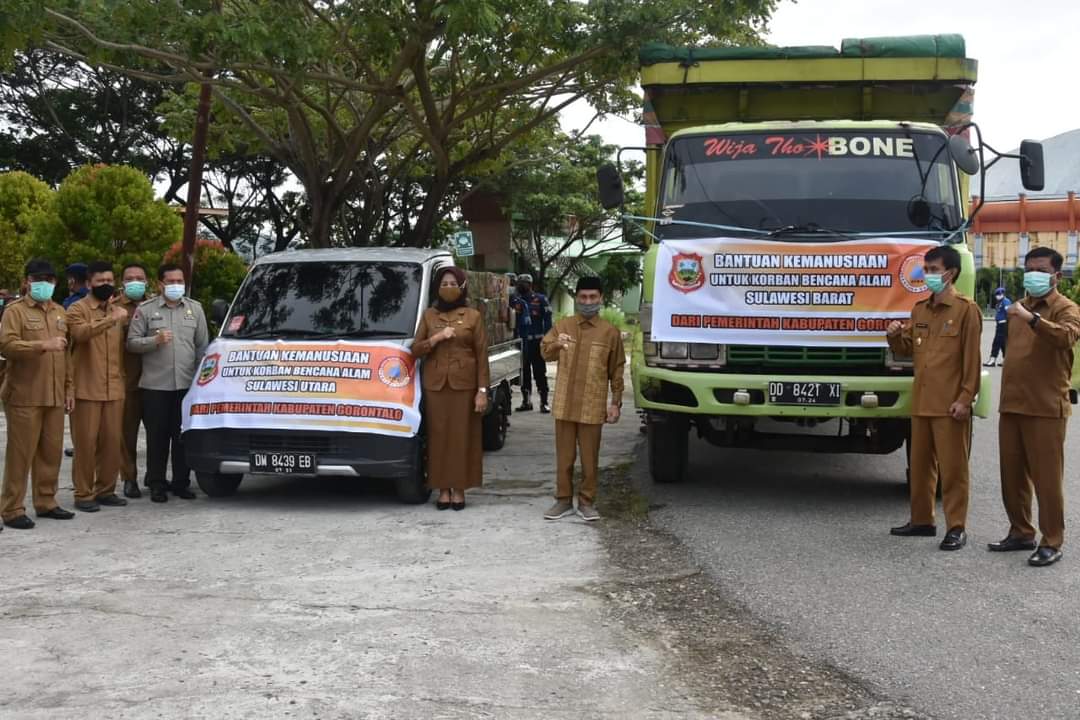 Bantuan Bencana dari Pemkab Gorontalo