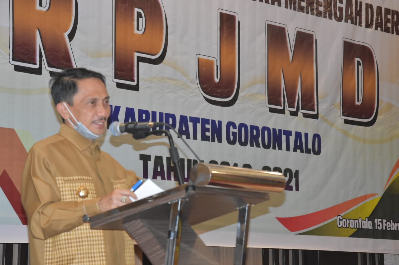 Bupat Nelson Pomalingo akan mengakhiri jabatannya