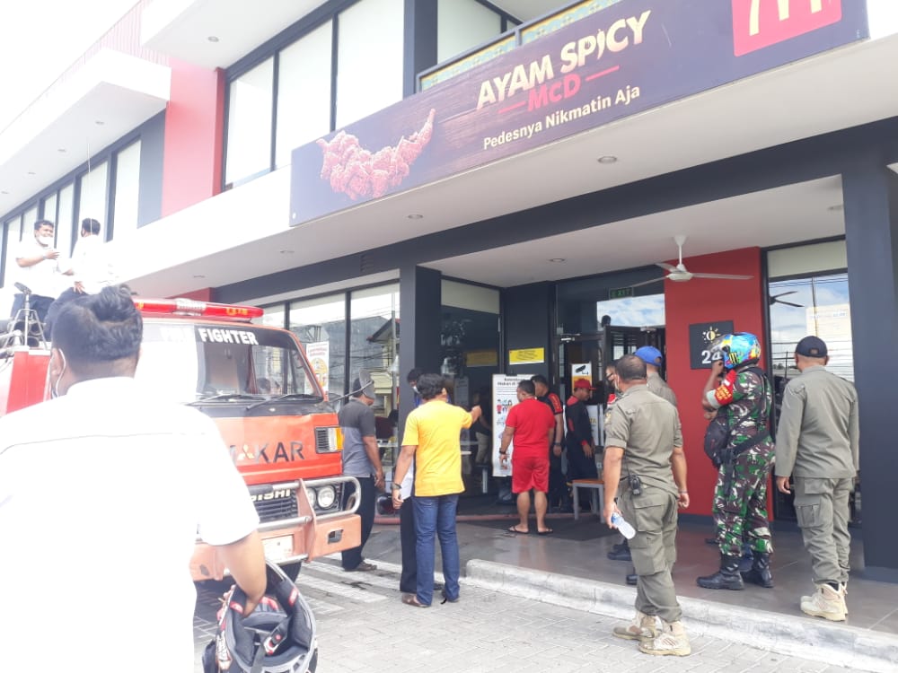 Kebakaran di McDonald's Gorontalo Berasal dari Lantai 2