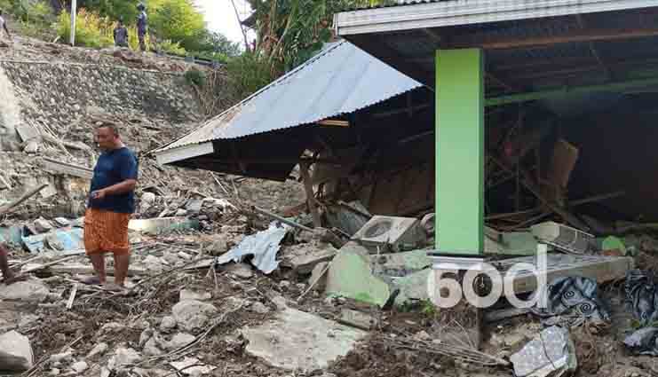 Kondisi Rumah Korban Bencana Tanah Longsor di Kelurahan Leato