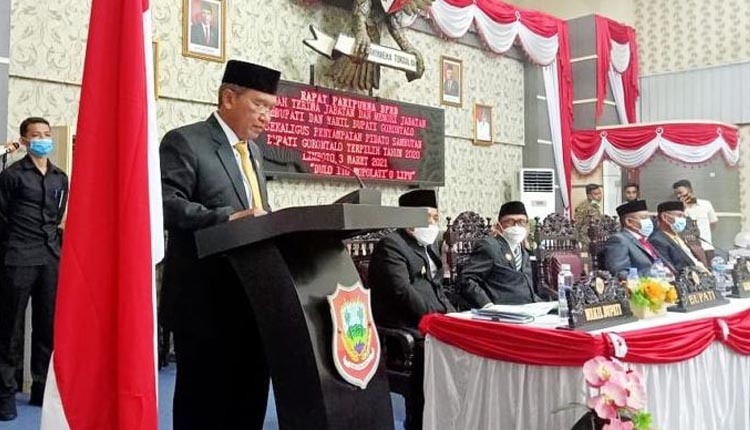 Darda Daraba Hadiri Serah Terima Jabatan Bupati dan Wakil Bupati Gorontalo