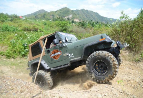 Offroad Bareng Forkopimda Gorontalo di Sungai Bulango