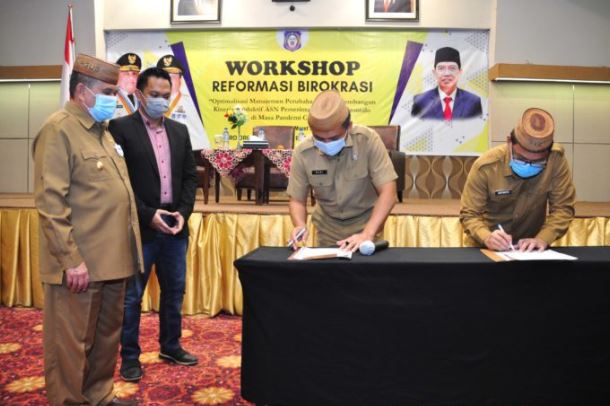 OPD Tandatangani Komitmen Reformasi Birokrasi