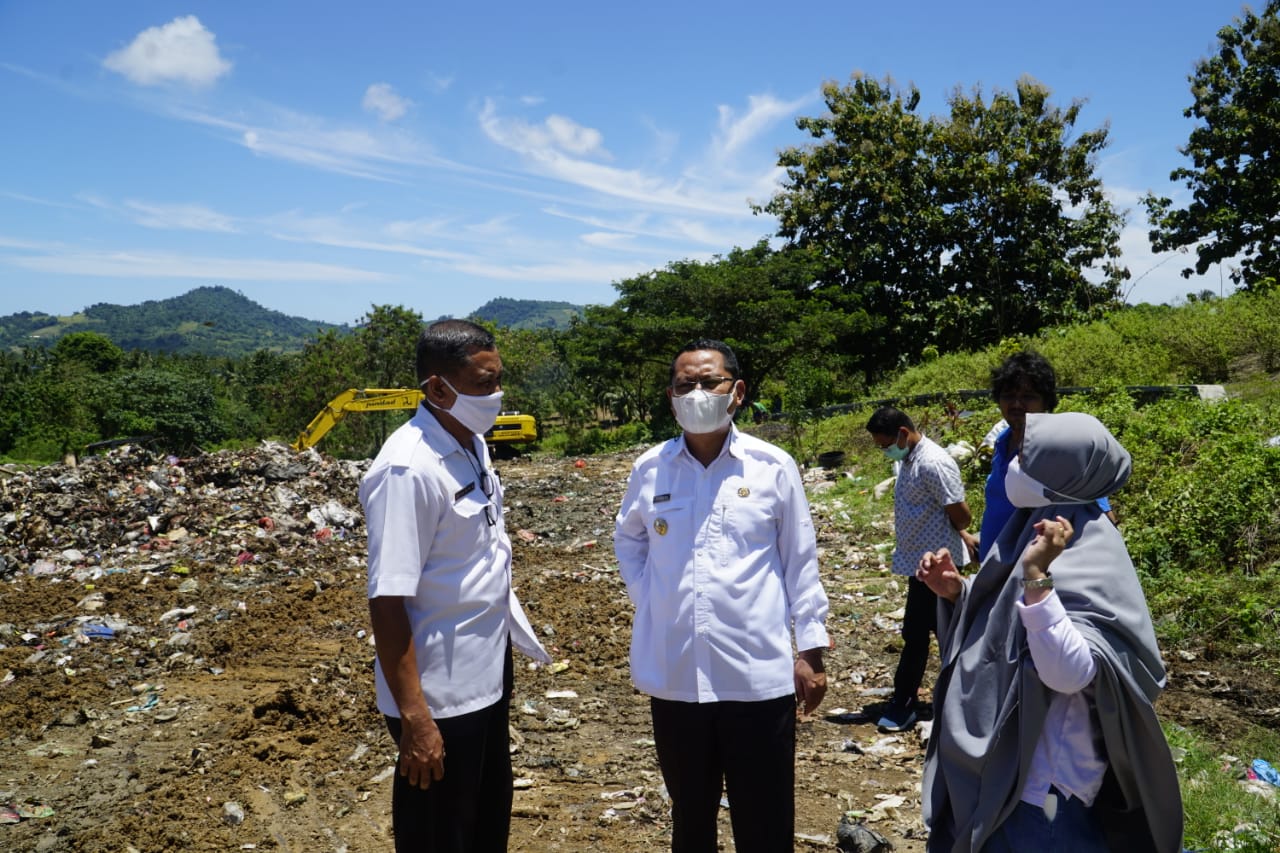 DLH Gorut Lakukan Penataan Di TPA Tomilito