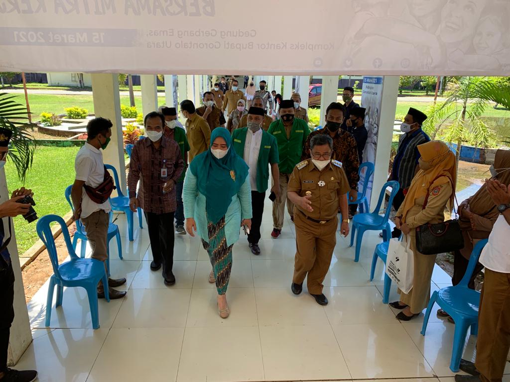 Indra Yasin Manfaatkan Momen Kedatangan Wakil Ketua Komisi IX DPR RI ke Gorontalo Utara