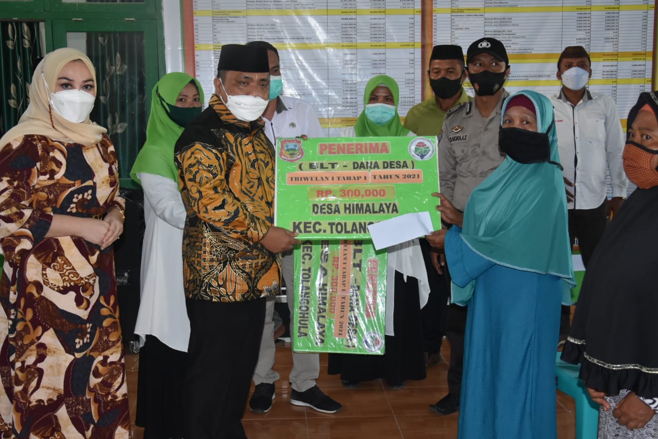 Salurkan BLT, Begini Pesan Wabup Gorontalo