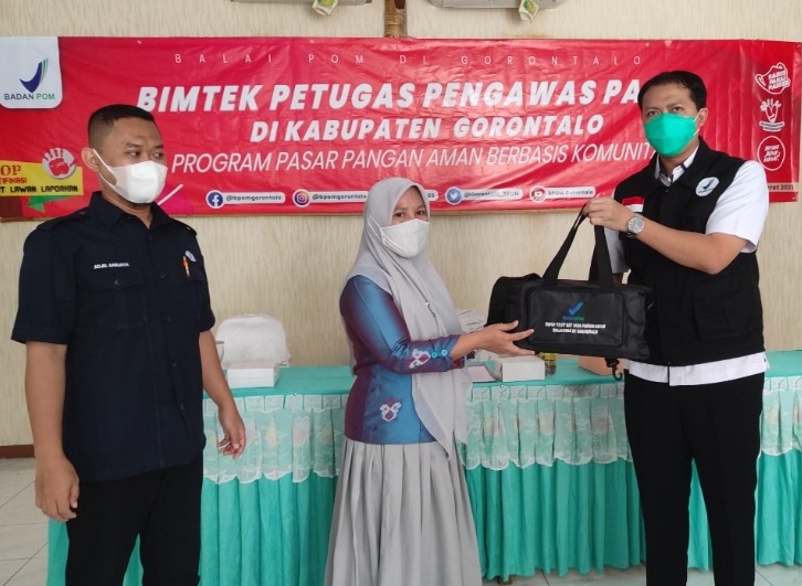 Petugas Pasar di Gorontalo Dilatih Uji Bahan Makanan Berbahaya