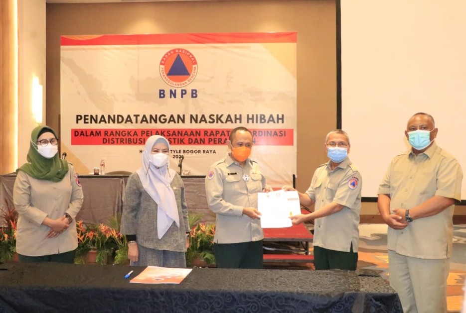 BNPB serahkan Peralatan Bencana Alam untuk Gorontalo