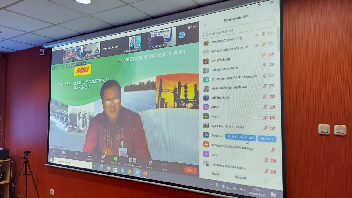 Webinar Pemanfaatan FABA hadrikan Pembicara Ahli