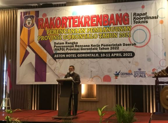 Rakortekrenbang Penyusunan RKPD 2021 Provinsi Gorontalo dibuka Wakil Gubernur