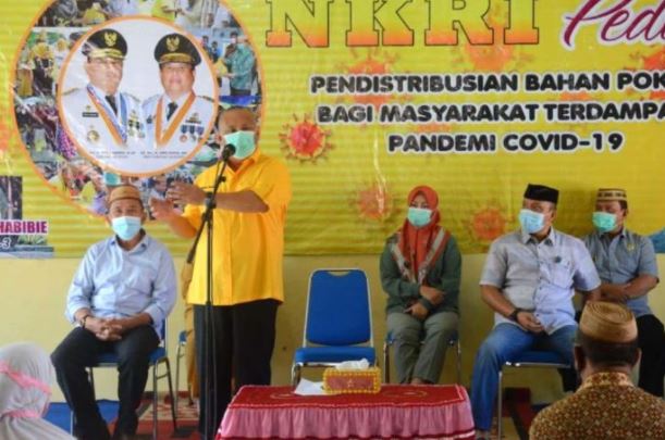 1.035 KPM di Boalemo Terima Bantuan Pangan dari Pemerintah Provinsi