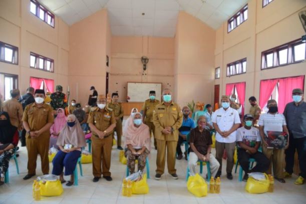 1.216 KPMI di Gorontalo Utara Terima Bantuan Bahan Pokok Gratis