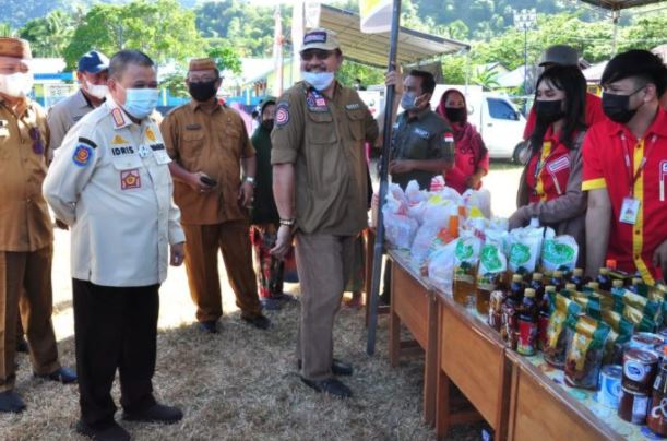 Pasar Murah Ke 10 Pemerintah Provinsi di Gelar di Lapangan Bilungala