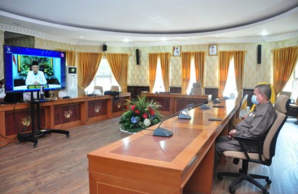 Wakil Gubernur Gorontalo Ikuti Peringatan Hari Otonomi Daerah secara Daring