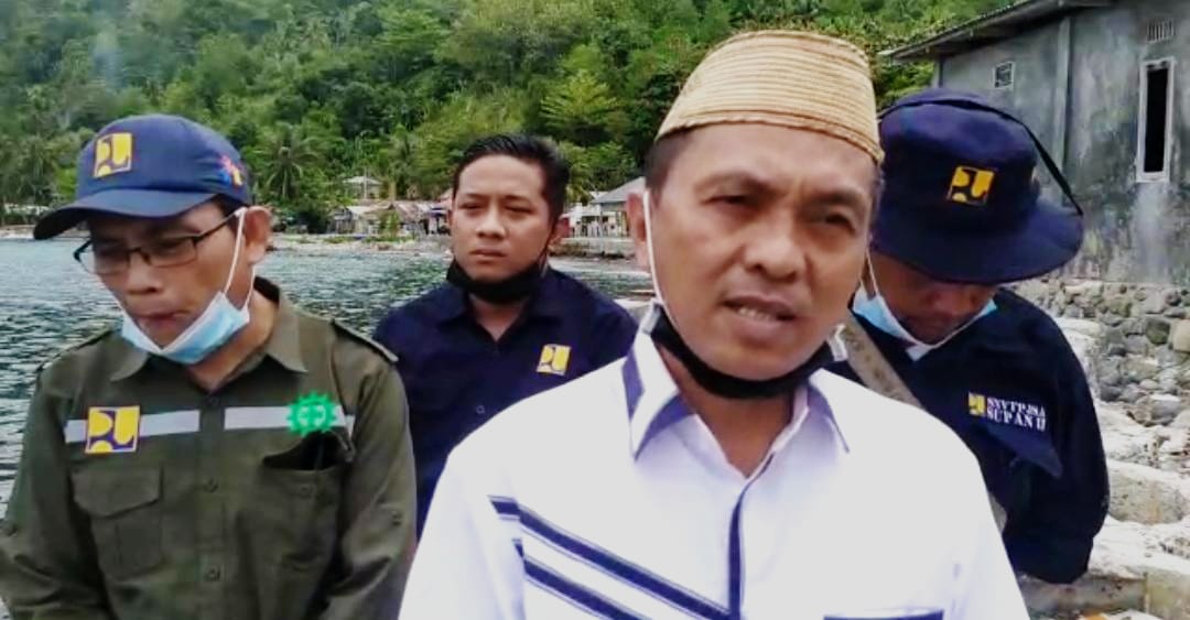 DPRD Provinsi Gorontalo Monitoring Pembangunan Tanggul Pantai di Taludaa