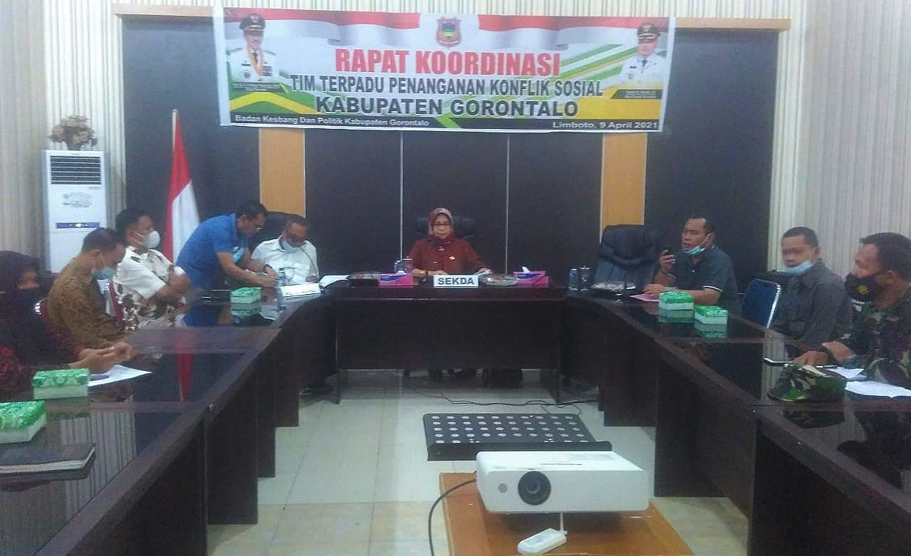 Jelang Ramadhan, Pemkab Gorontalo Bahas Penanganan Konflik Sosial