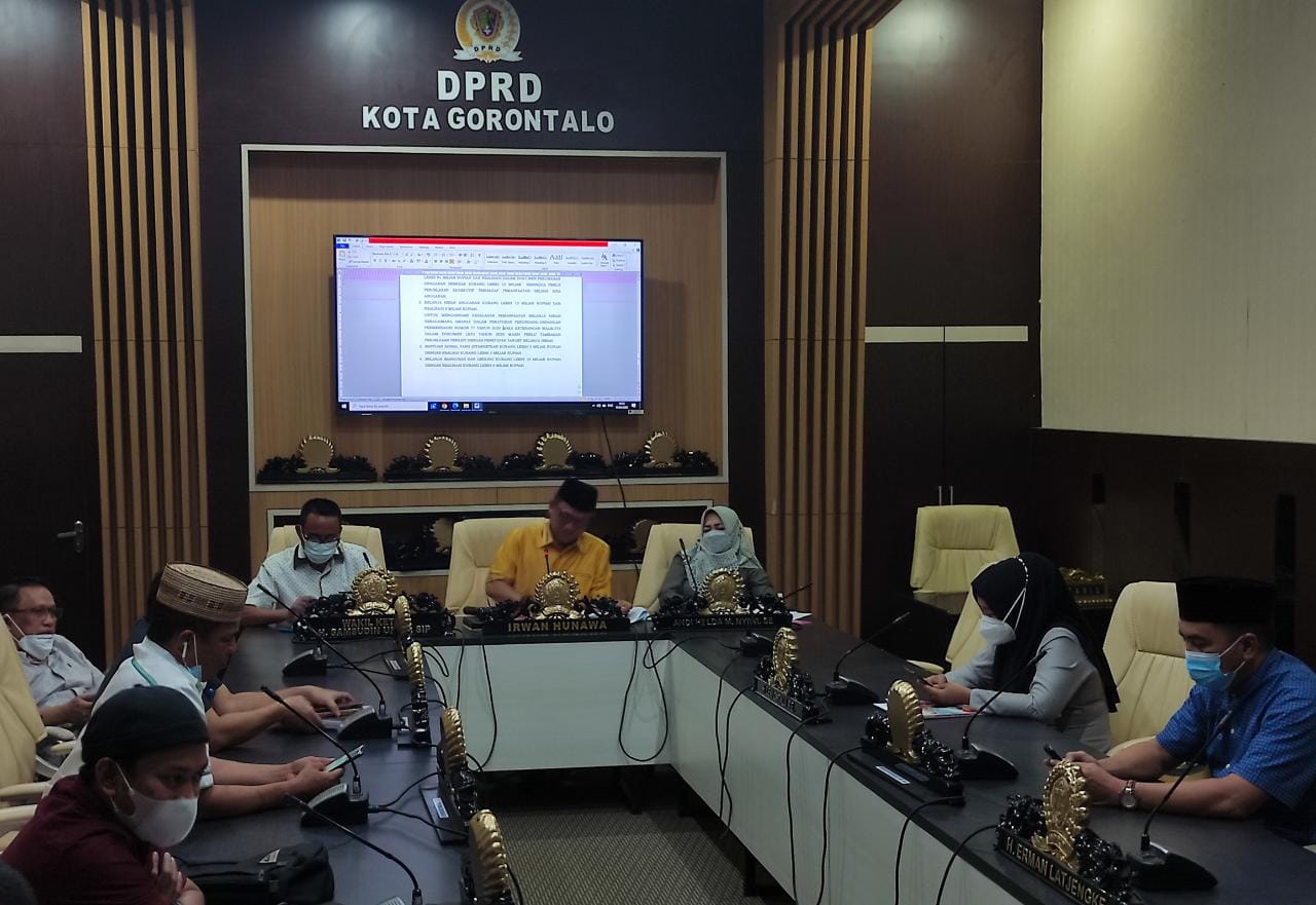 Senin Depan DPRD Kota Gorontalo Agendakan Rapat Pansus LKPJ Wali Kota 2020