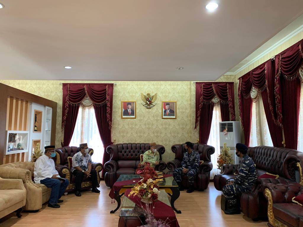 Temu Pisah Bersama Danlannal Gorontalo, Indra Yasin Ucapkan Terima Kasih