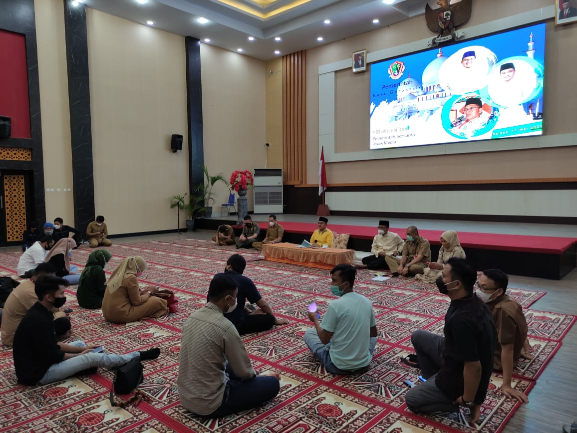 Pemerintah Kota Gorontalo Jalin Silaturahmi dengan Jurnalis