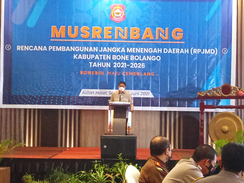Bupati Bonebol Tekankan RPJMD 2021-2026 Bisa Selesai Sebelum Jabatan Berakhir