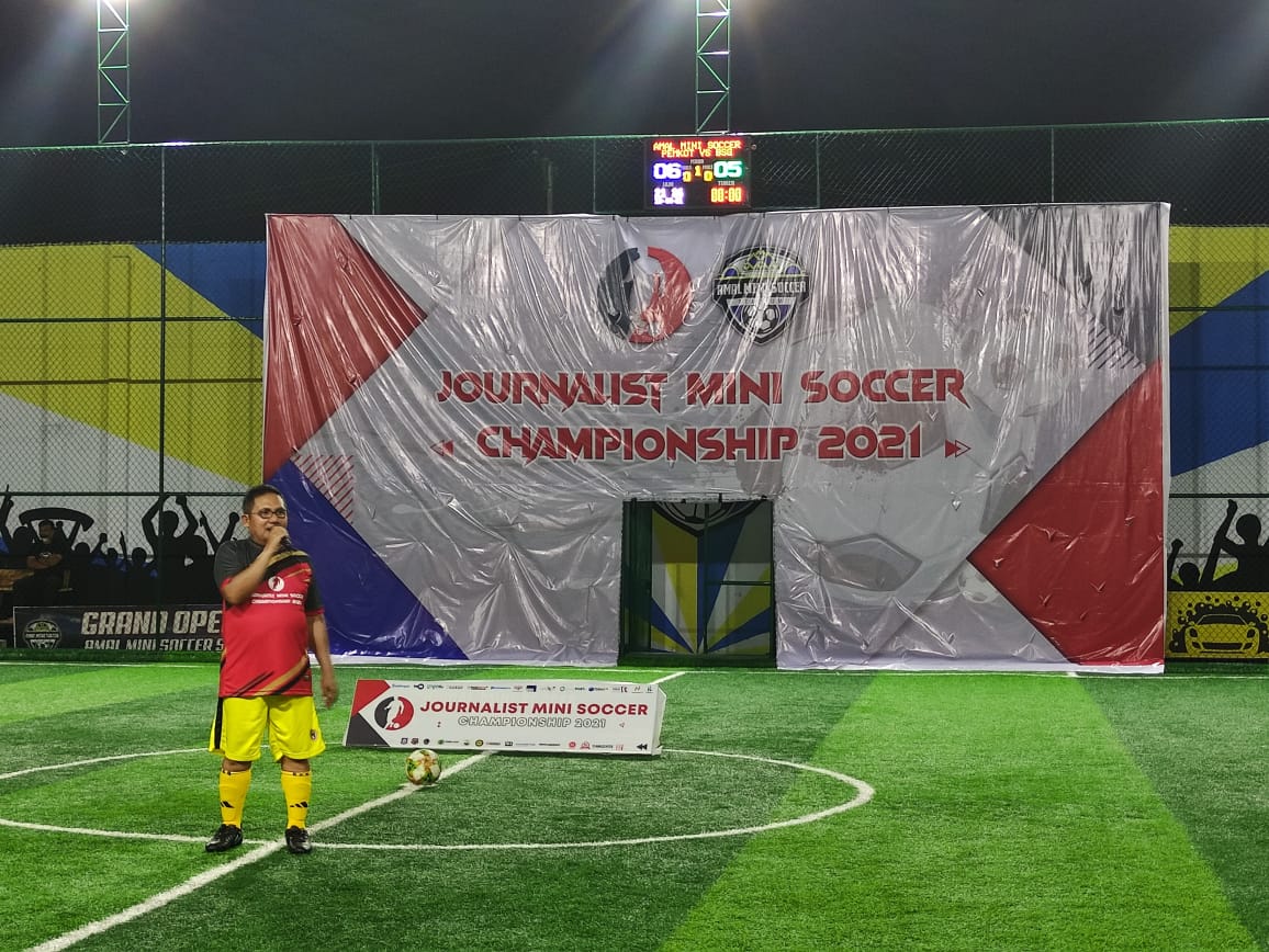 Marten Taha Sediakan Bonus Juara untuk Journalist Mini Soccer Championship 2021