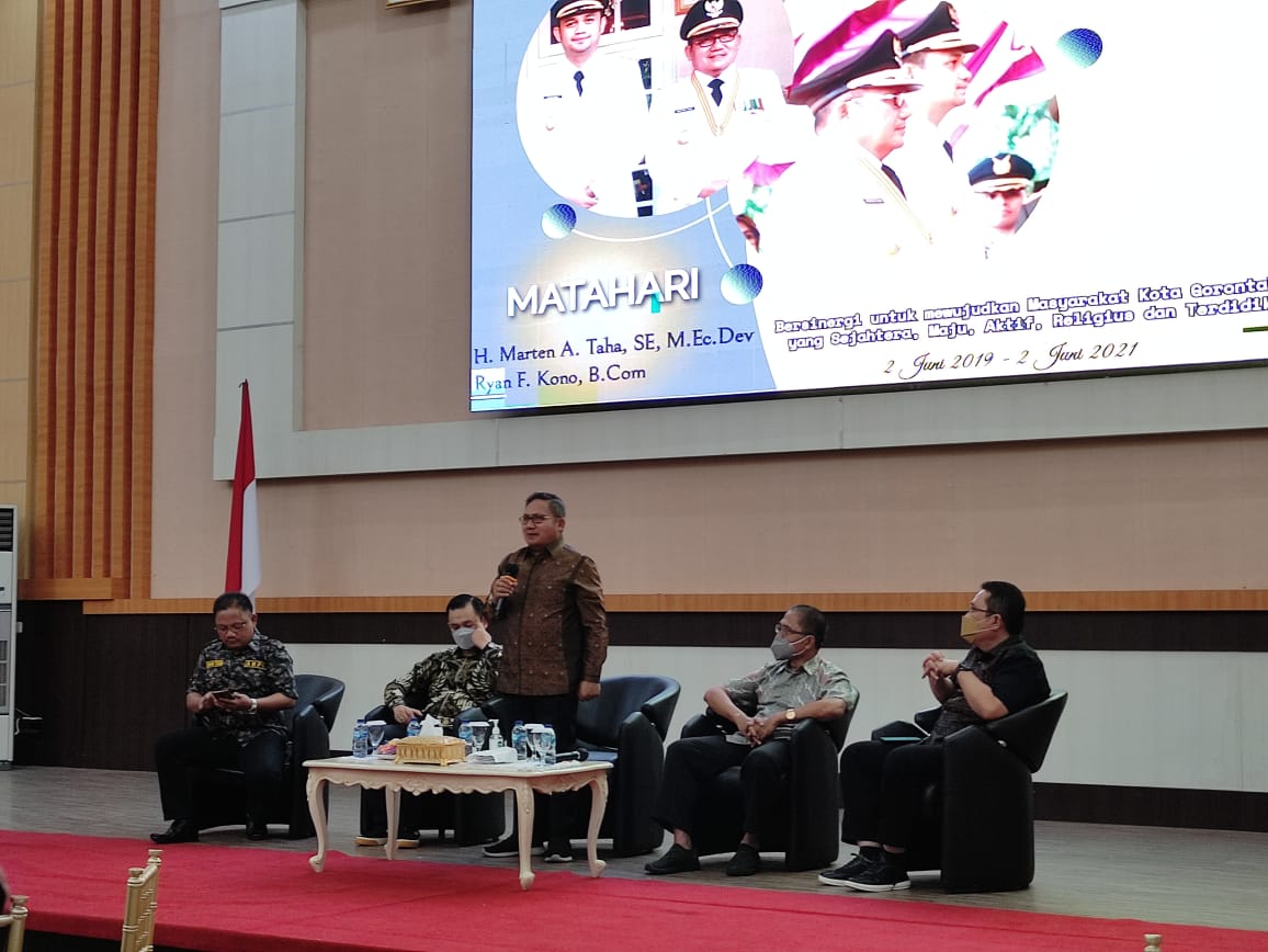 Refleksi 2 Tahun Matahari, Marten Taha Puji Kinerja Sekda Kota Gorontalo