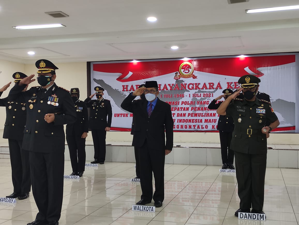 Ini Harapan Pemkot Gorontalo di Hari Lahir Ke-75 Bhayangkara