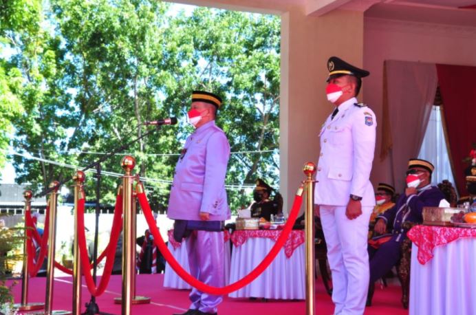 Gubernur Gorontalo Percayakan Wakilnya Pimpin Ucapara HUT ke – 76 RI