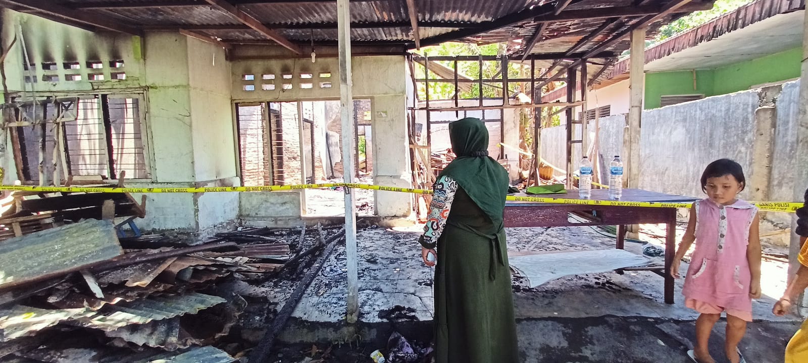Sebuah Rumah di Limboto Terbakar, Tak Ada Barang Tersisa