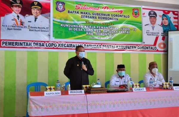 Idris Rahim Monitoring Vaksinasi Covid-19 di Desa Lopo