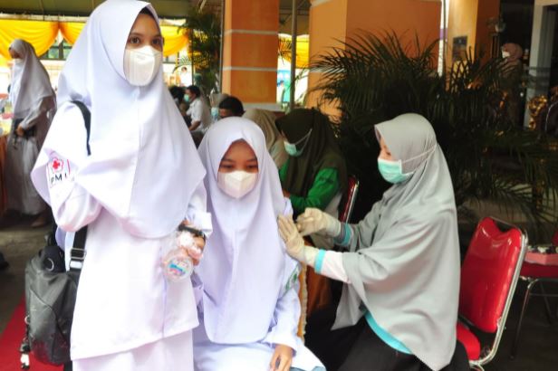 Persen Siswa MAN 1 Kota Gorontalo sudah Divaksin Covid-19