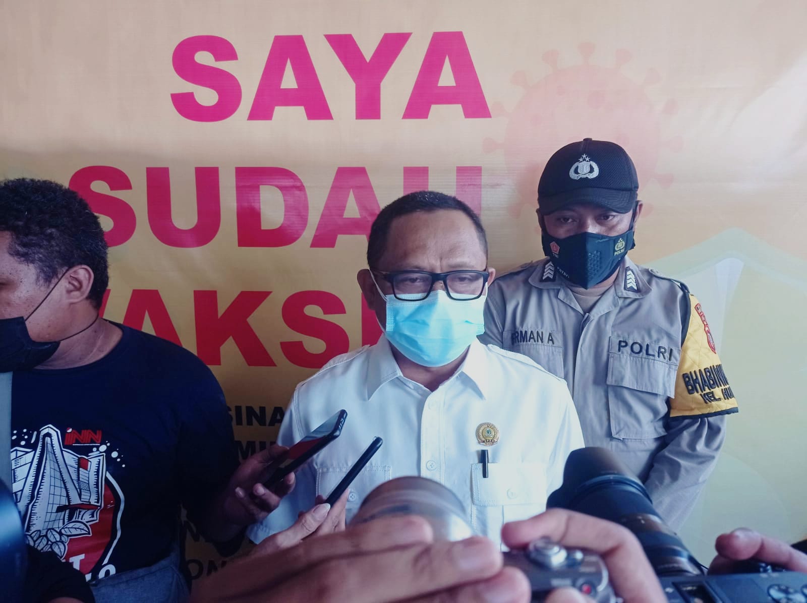 Irwan Hunawa buka Gerasi Vaksinasi Covid-19 di Kediamannya