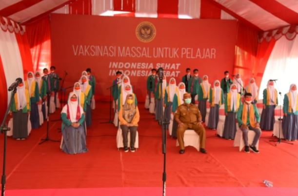 Vaksinasi Covid-19 secara Virtual bersama Presiden, Gorontalo Capai 2.442 Orang