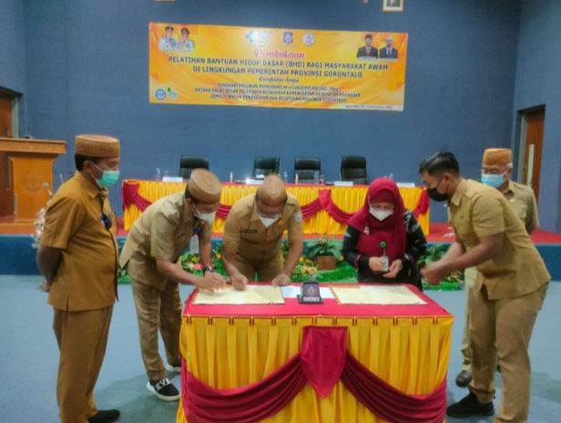 Badan Diklat Provinsi Gorontalo Gelar Pelatihan BHD