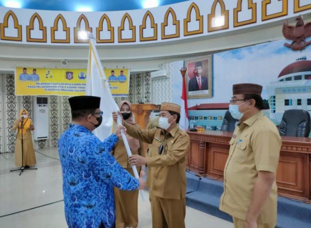 Kafilah MTQ KORPRI Gorontalo di Lepas Sekretaris Daerah