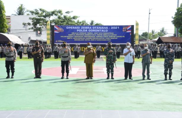 Amankan Operasi Zebra 2021 di Gorontalo, 265 Personil diturunkan
