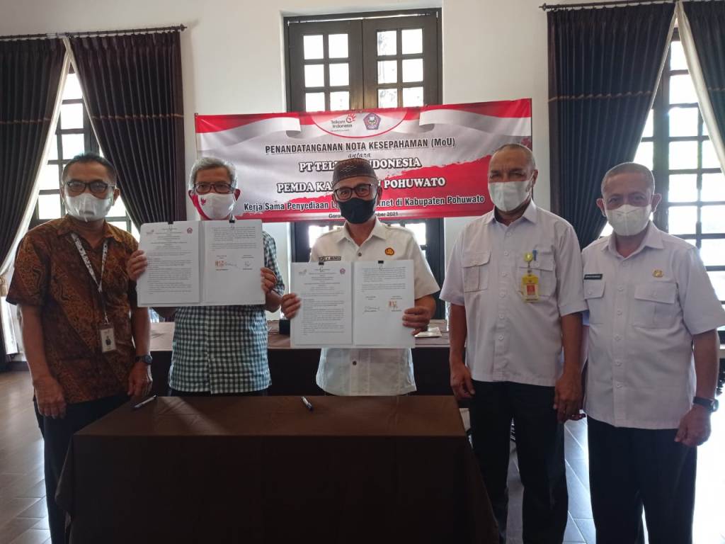 Pohuwato Jalin Kerjasama dengan Telkom Gorontalo